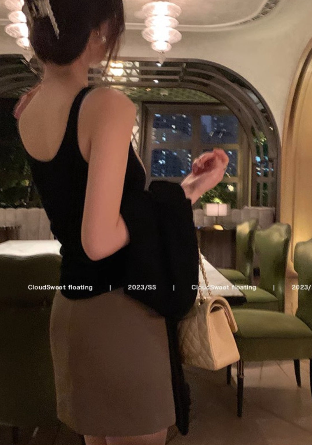 실루엣나시 + 티셔츠세트