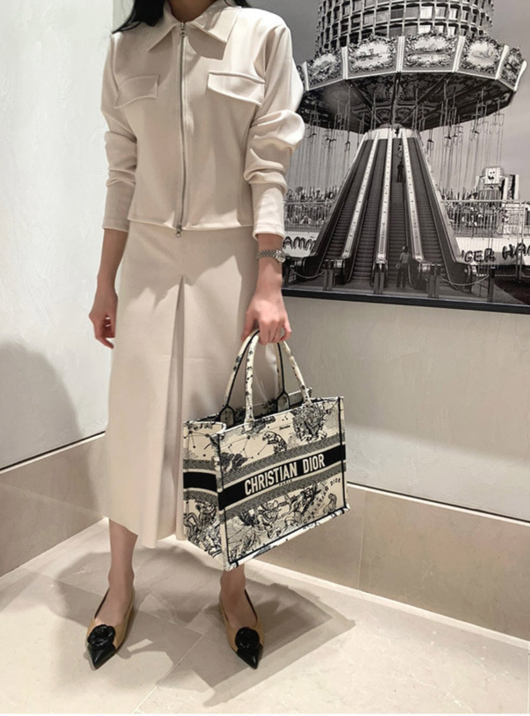 투웨이 자켓 스커트세트