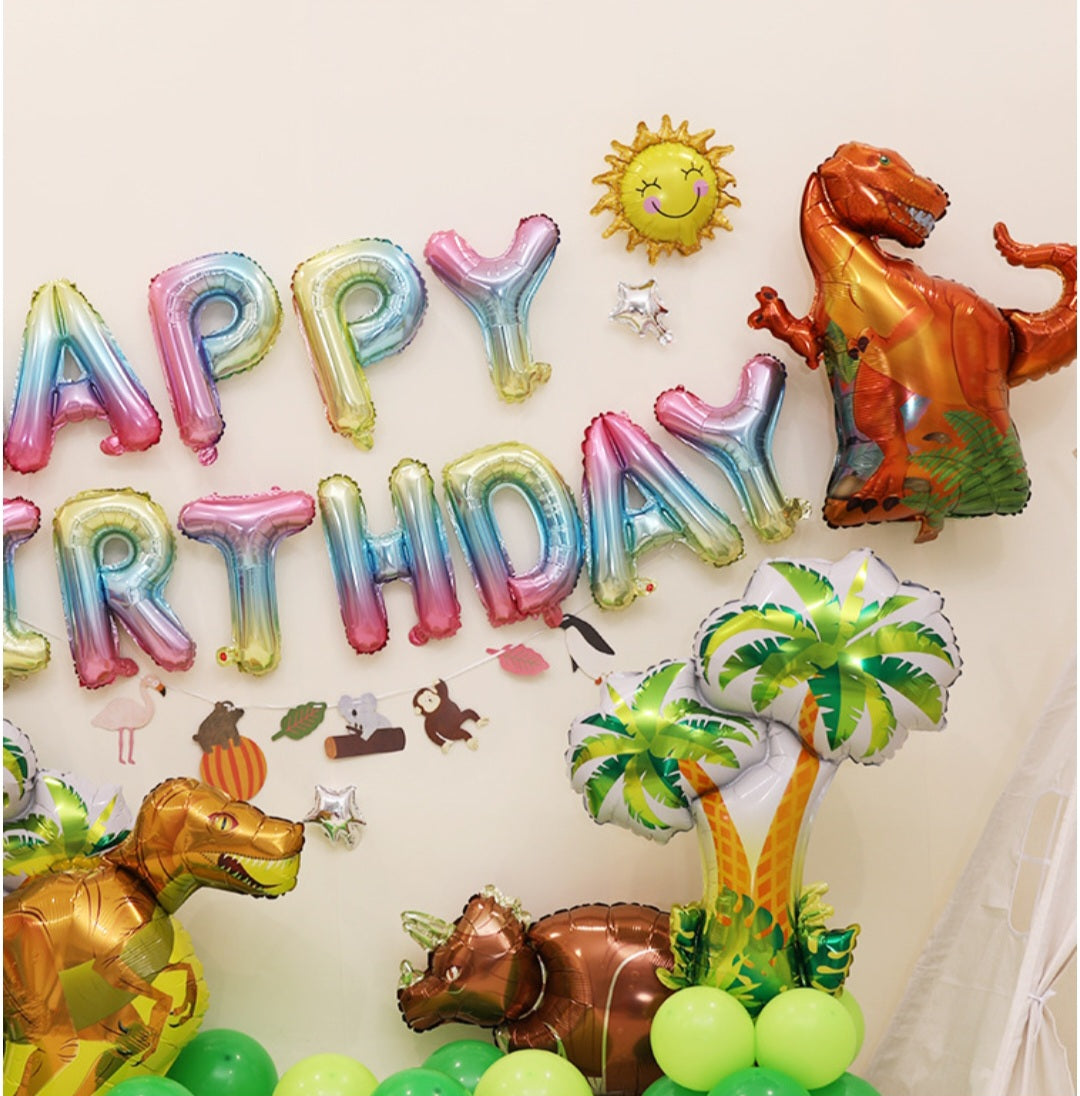 공룡 생일파티 세트