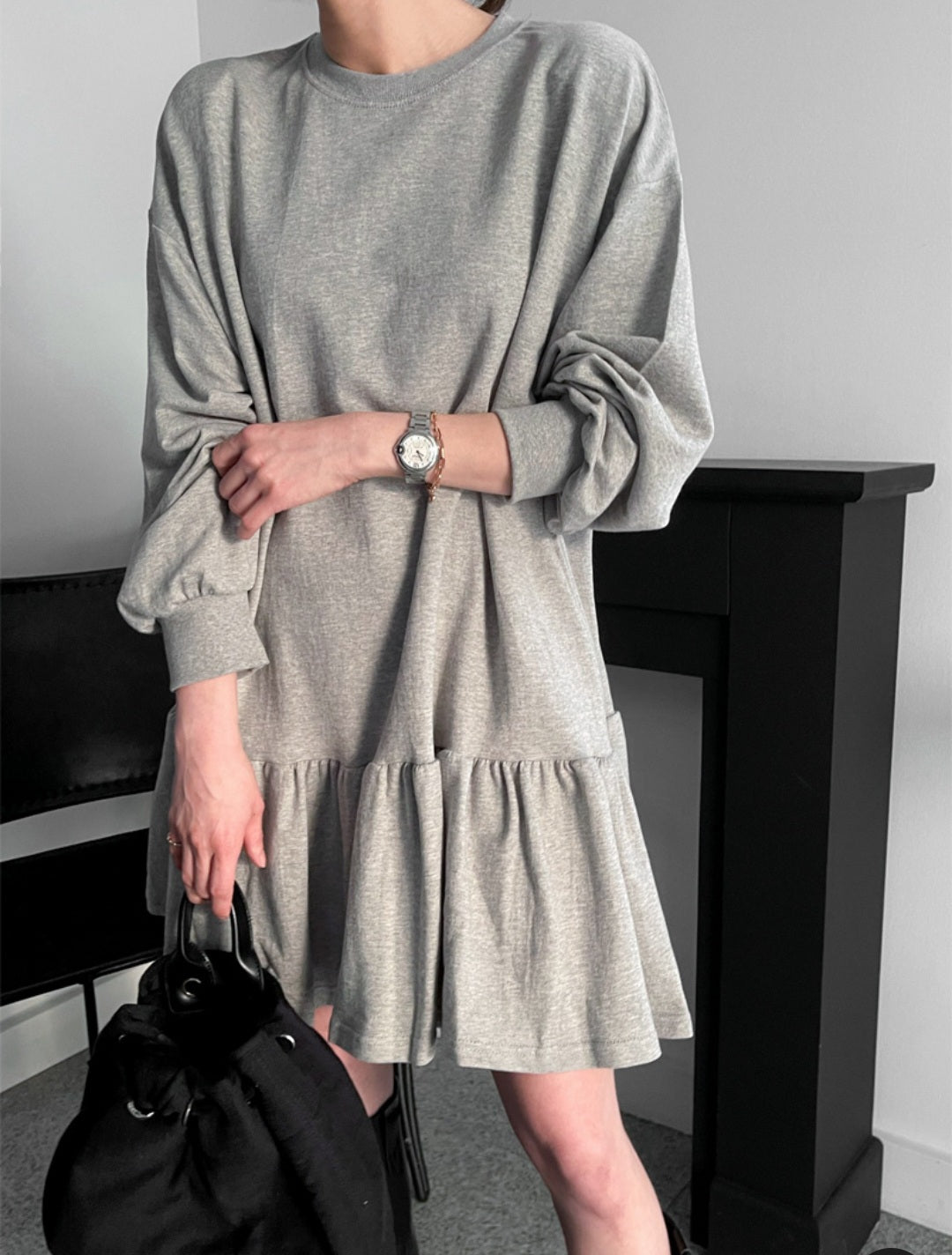 프릴 미니원피스