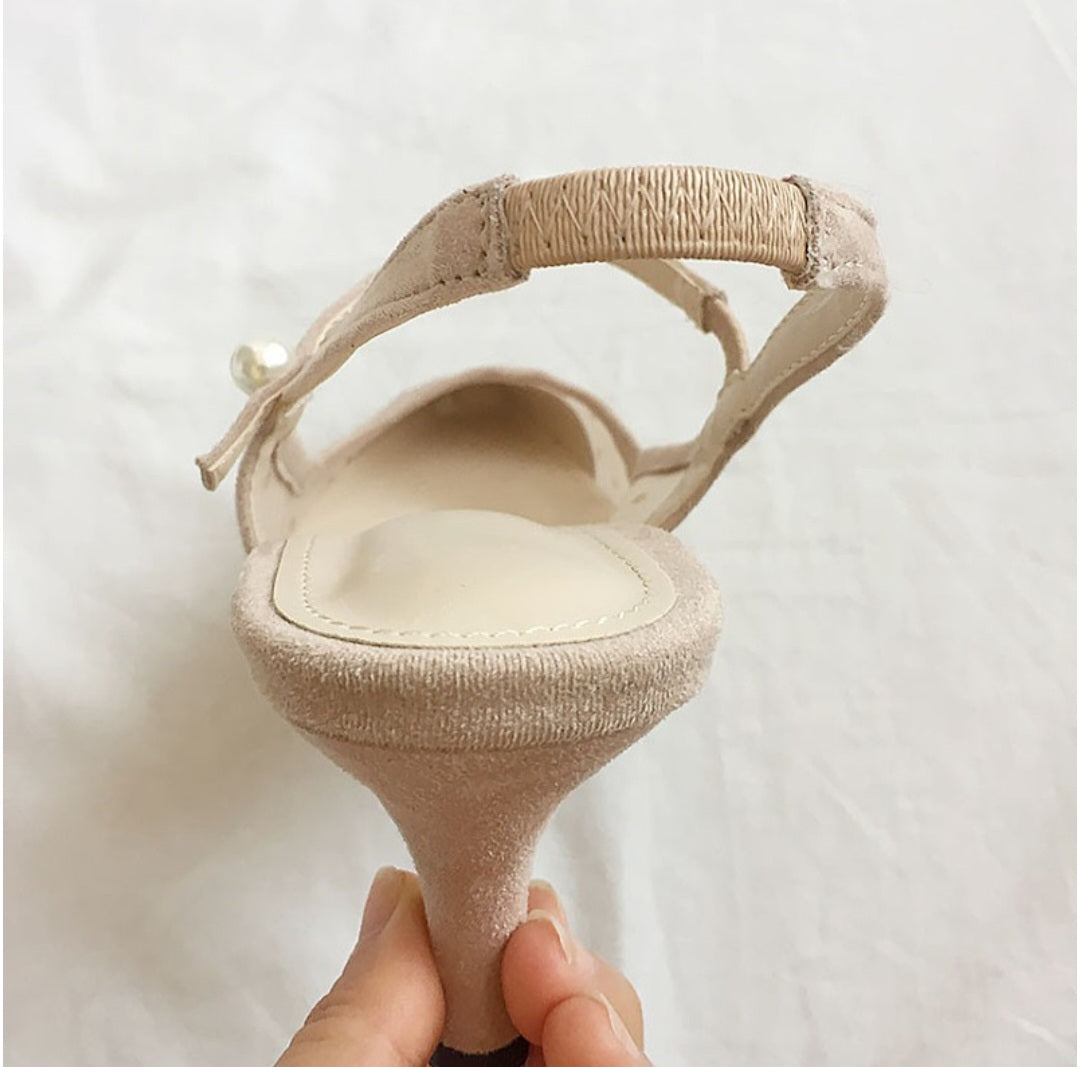 메리제인 도트 스트랩 힐 (7cm)