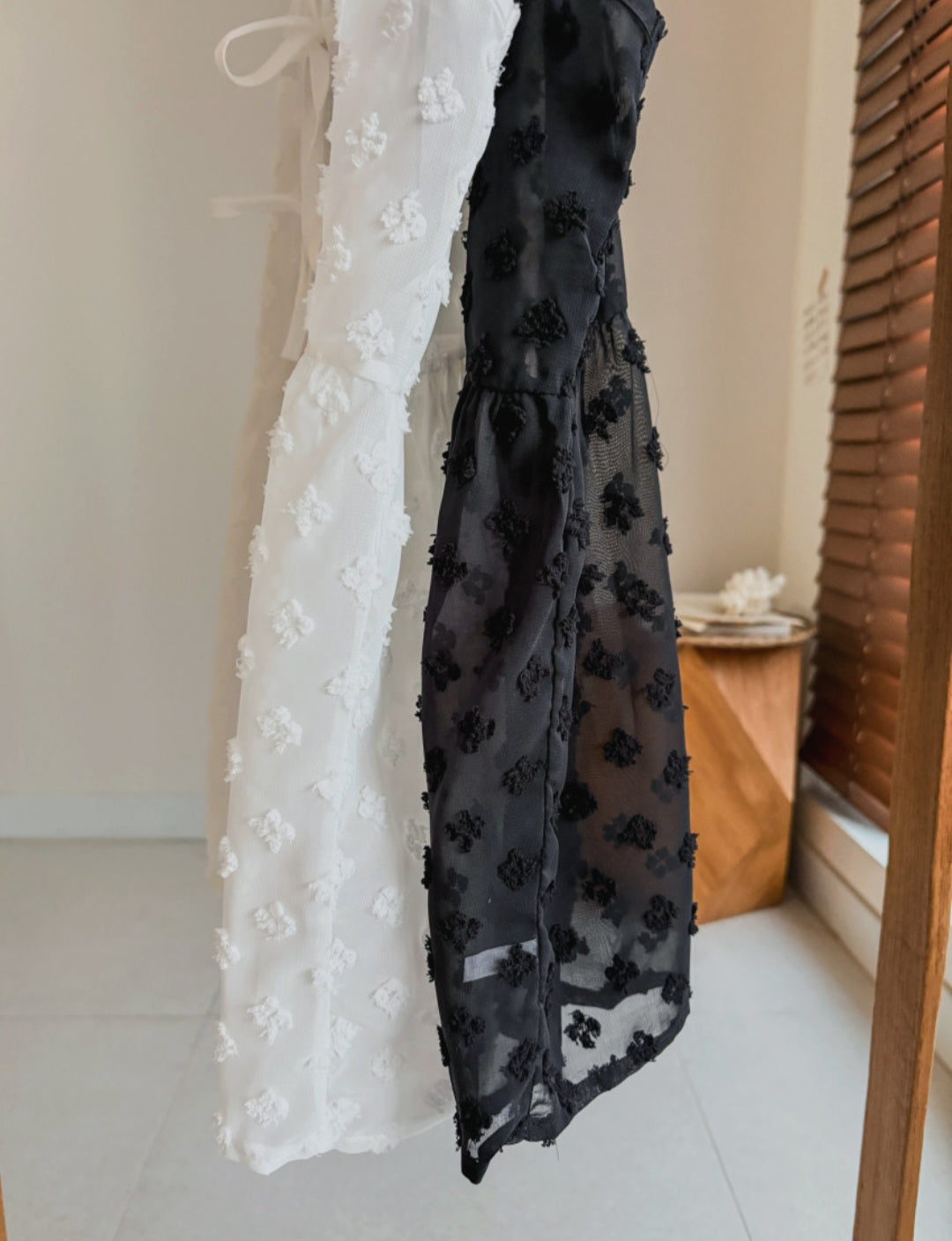 플라워 레이어드 뷔스티에