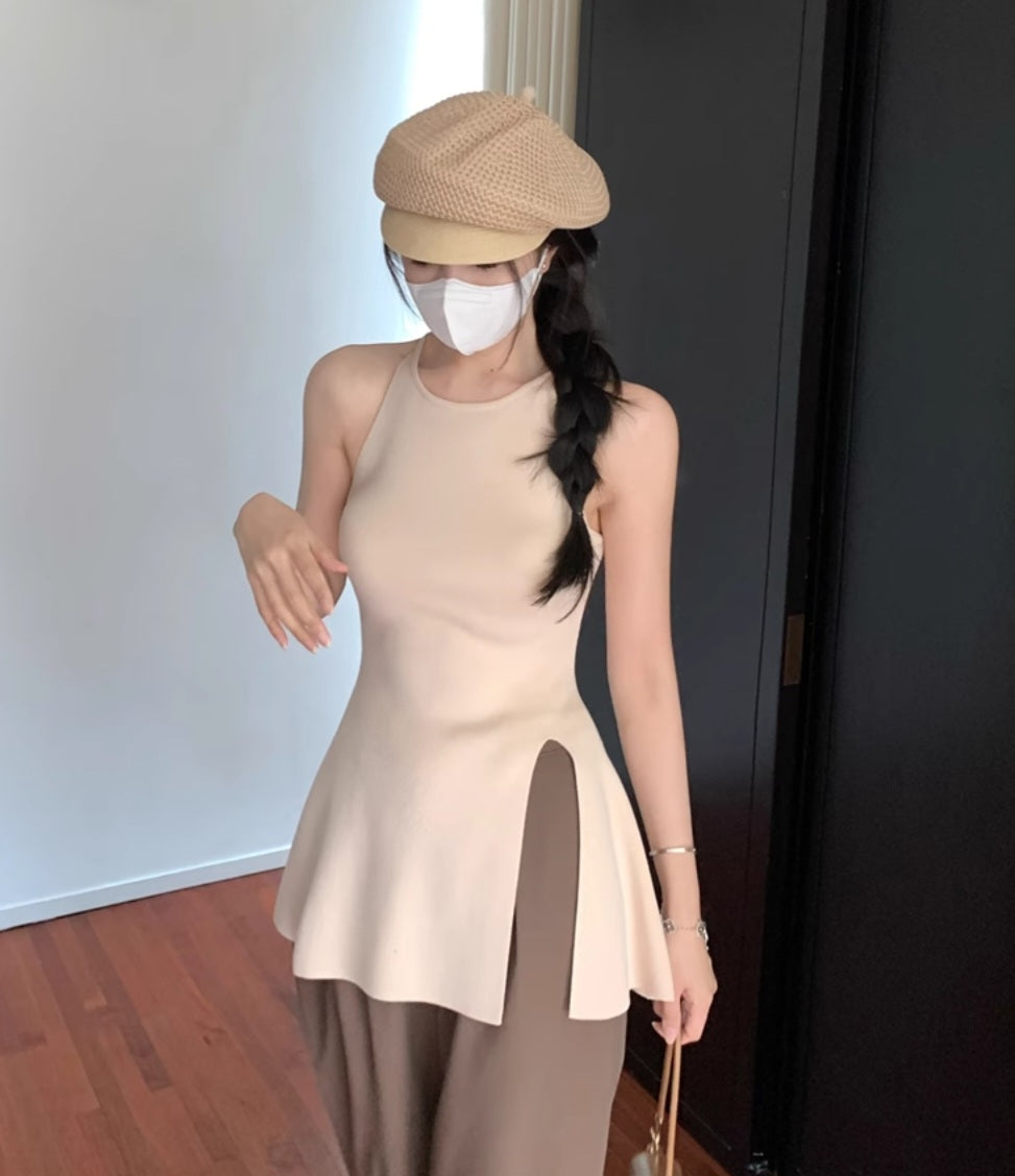 홀터넥 니트나시