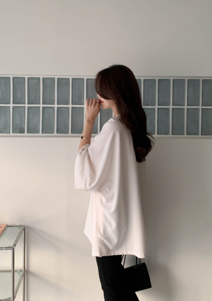 가오리핏 베이직 티셔츠