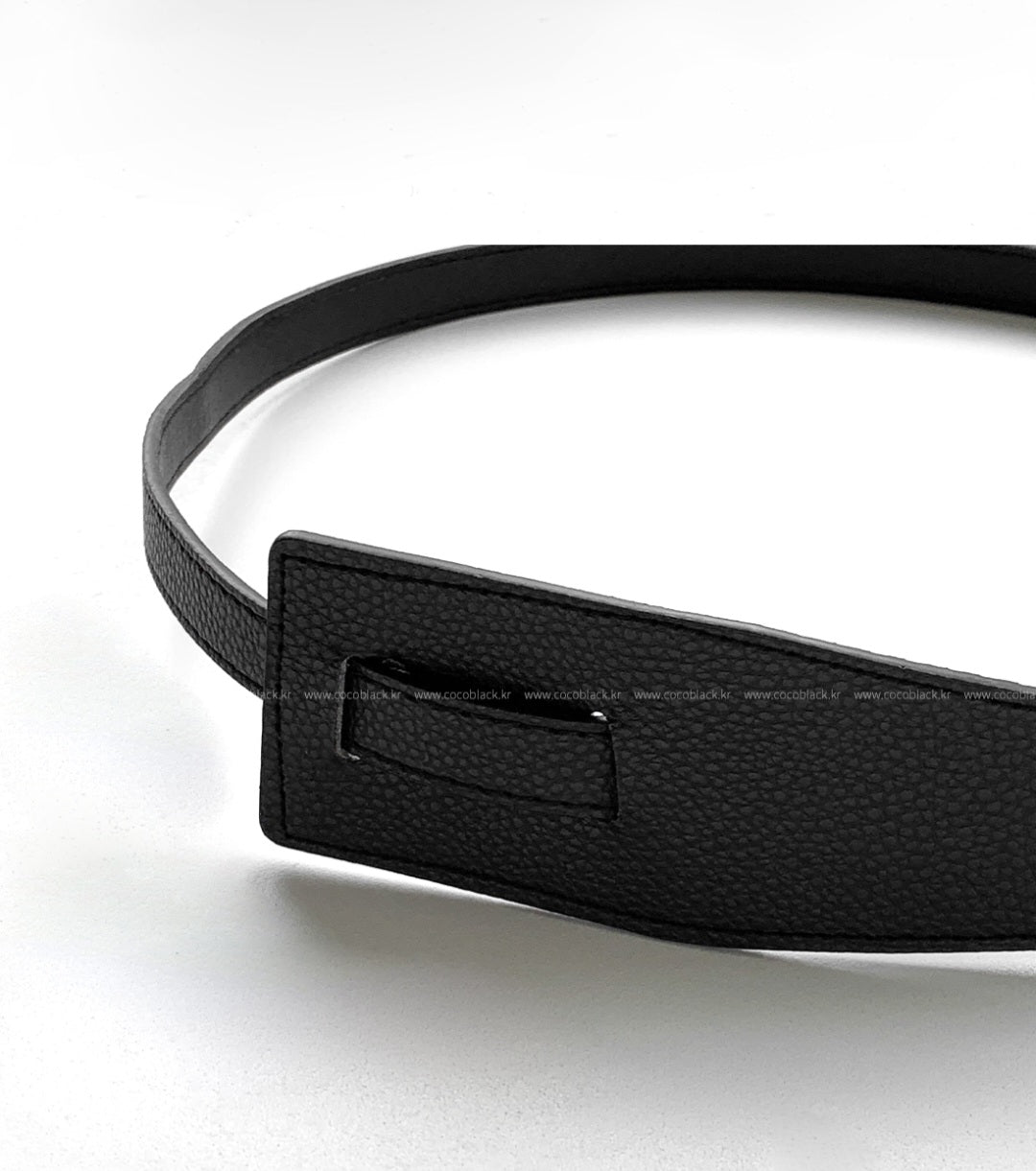 빅카라 니트코트 벨트set