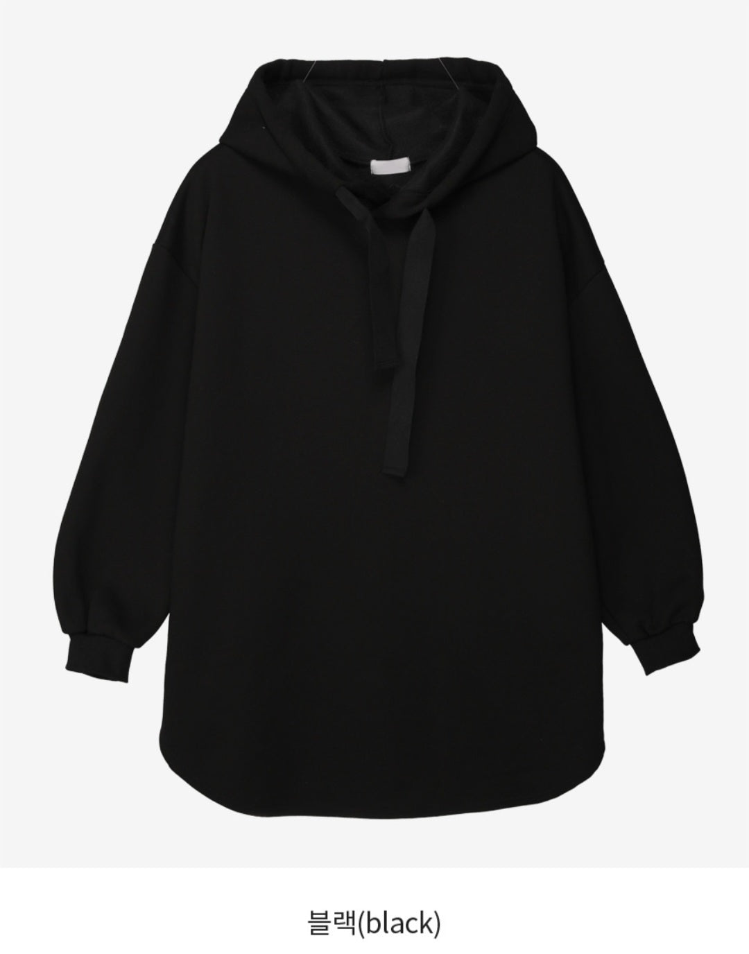 심플 후드박시핏 미니원피스