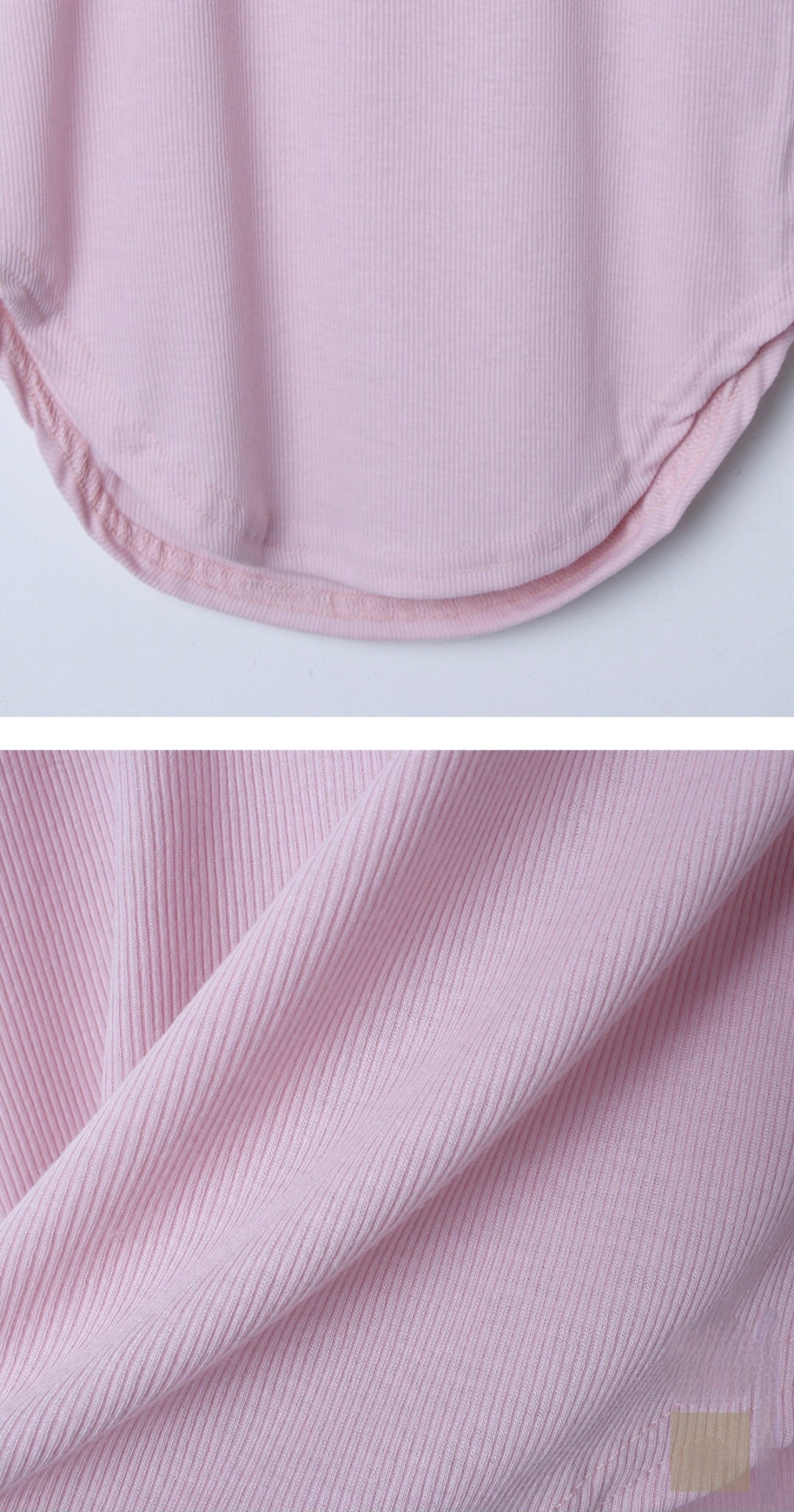 올데이 슬림 반팔T (찰랑&골지)