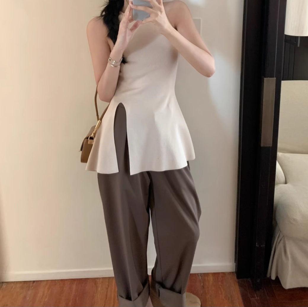 홀터넥 니트나시