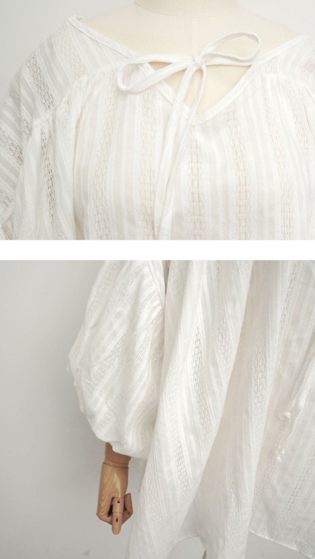 벌룬 루즈핏 여리여리 블라우스