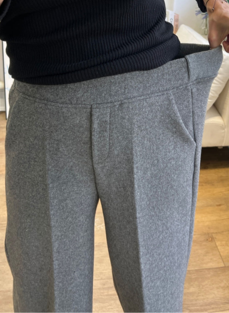 뒷밴딩 울팬츠 (8부~9부)