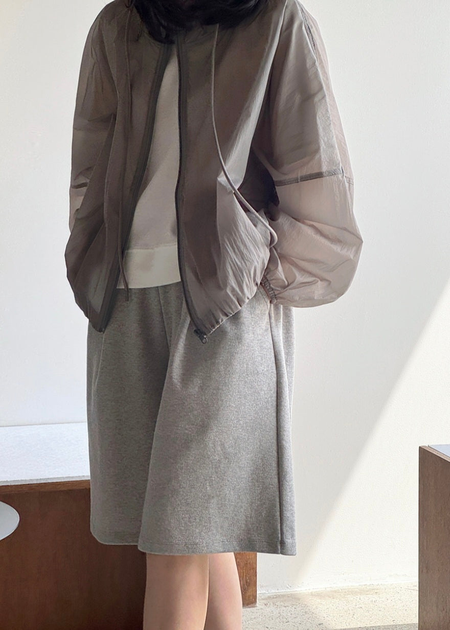 바람막이 후드 점퍼