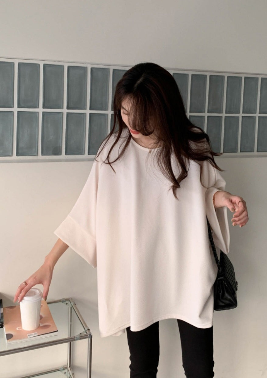 가오리핏 베이직 티셔츠