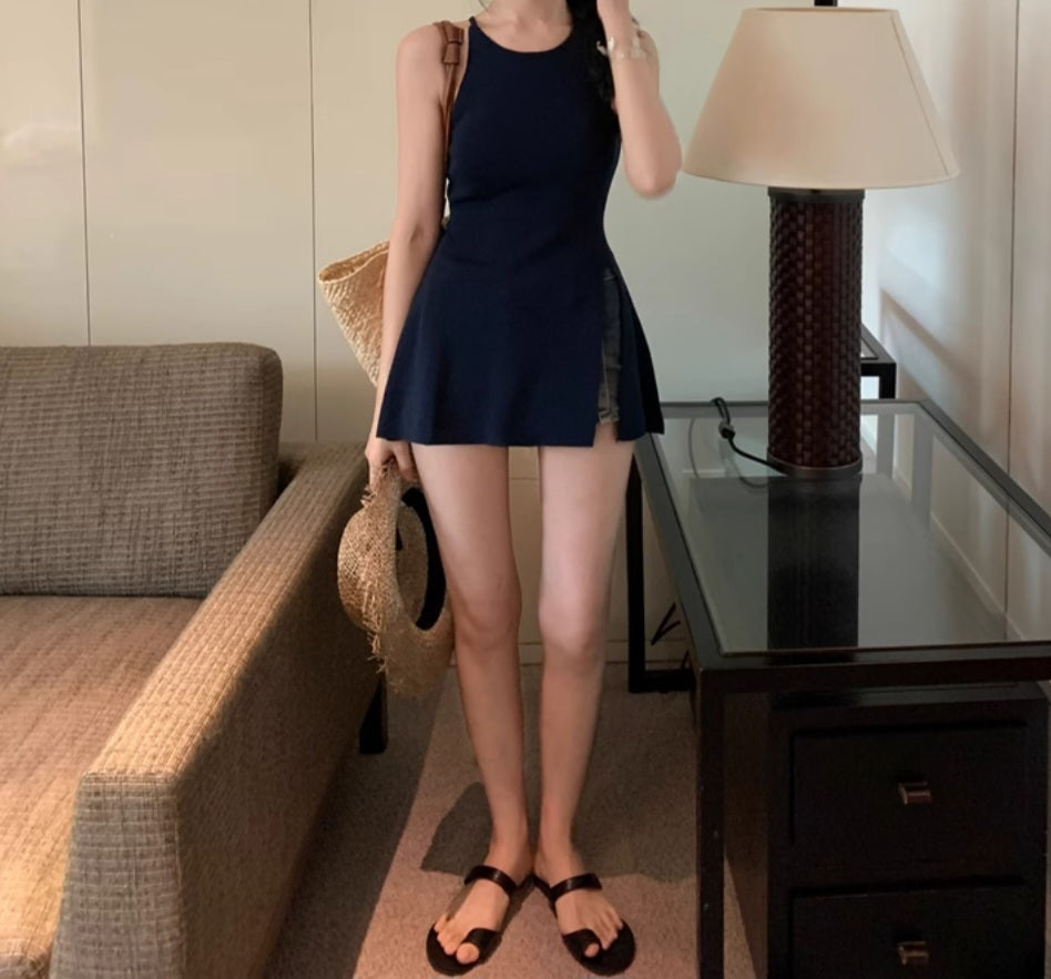 홀터넥 니트나시