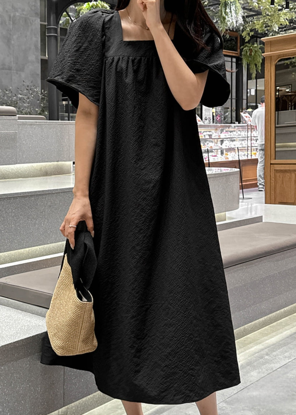 라라 스퀘어넥 원피스