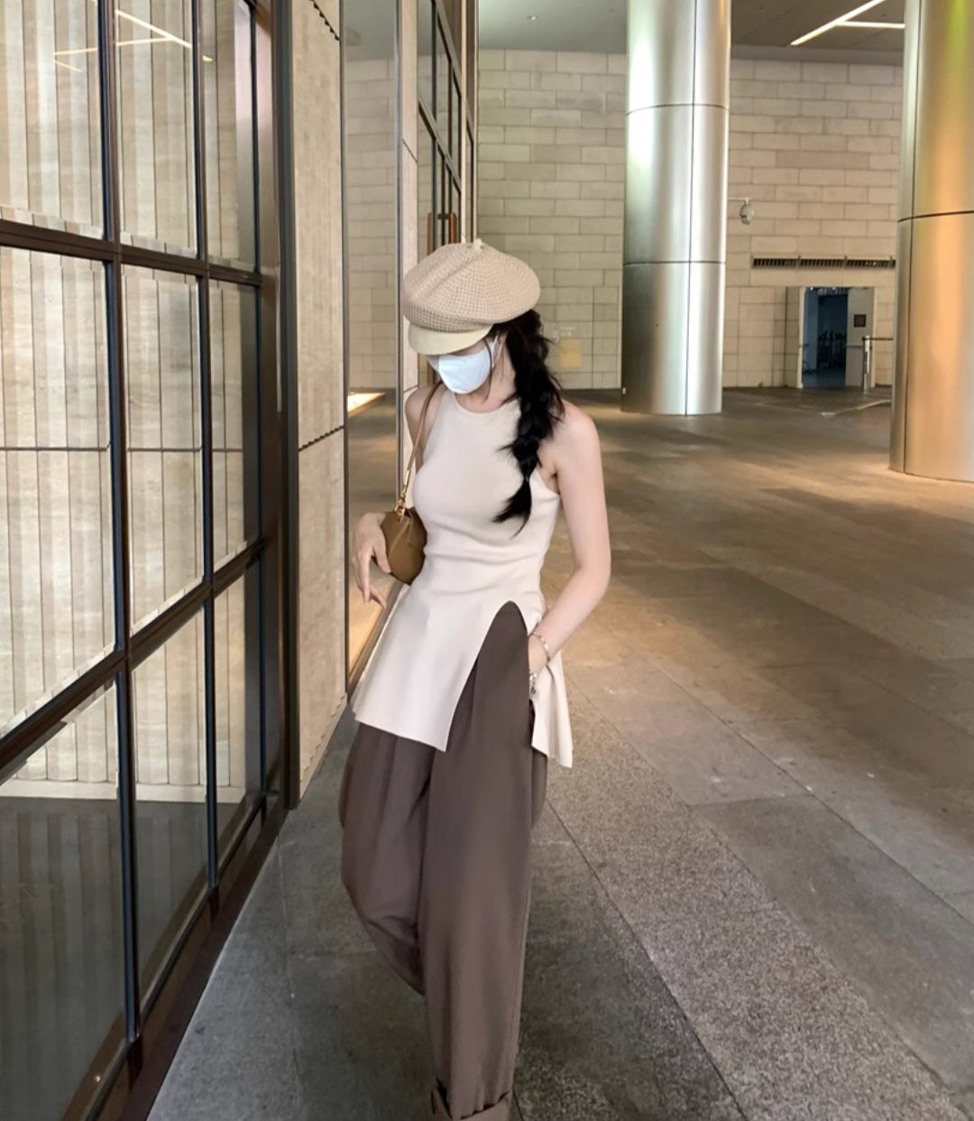홀터넥 니트나시