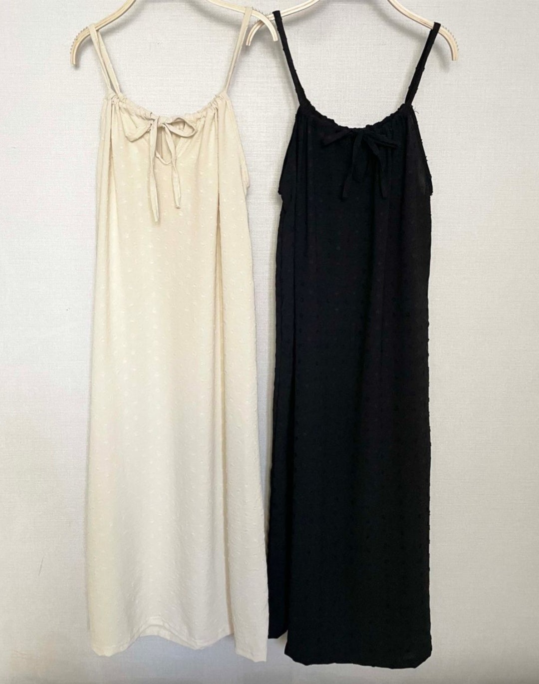 팝콘 슬립 롱원피스