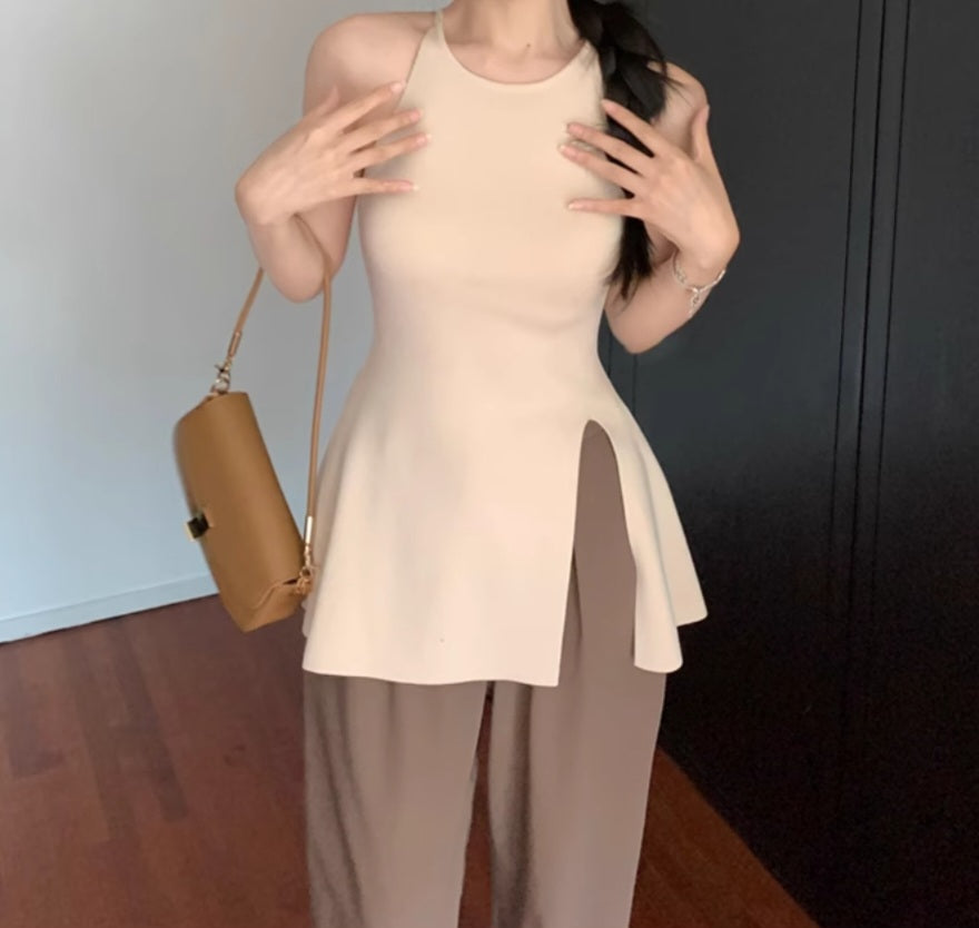 홀터넥 니트나시