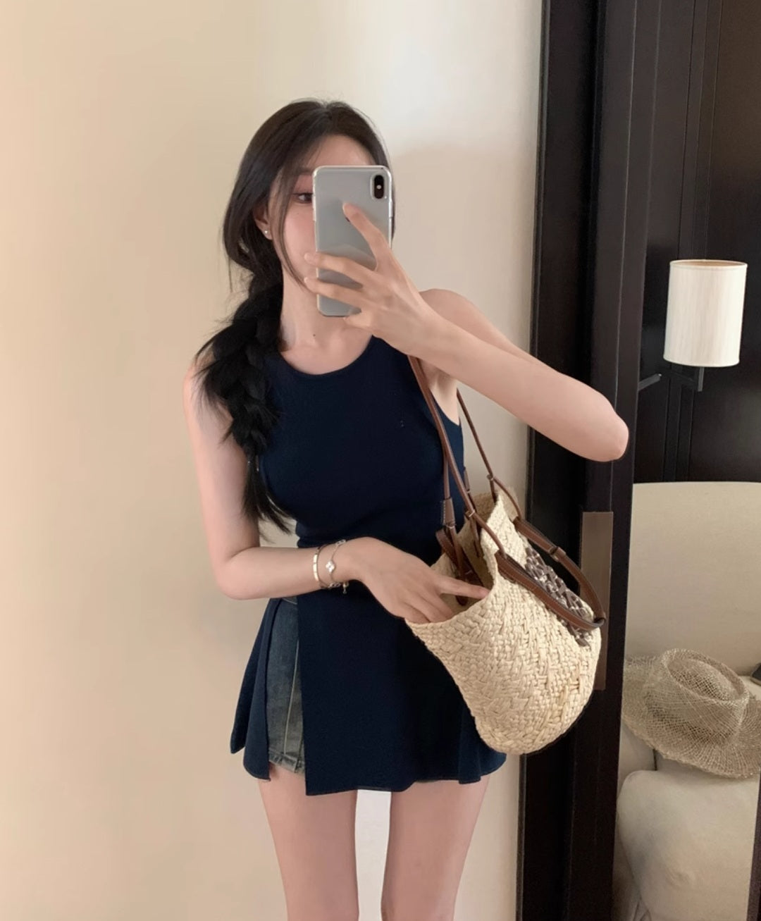 홀터넥 니트나시