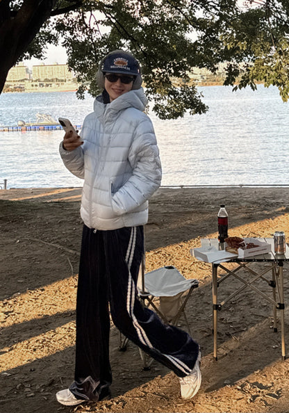 벨벳 레이스 트랙팬츠