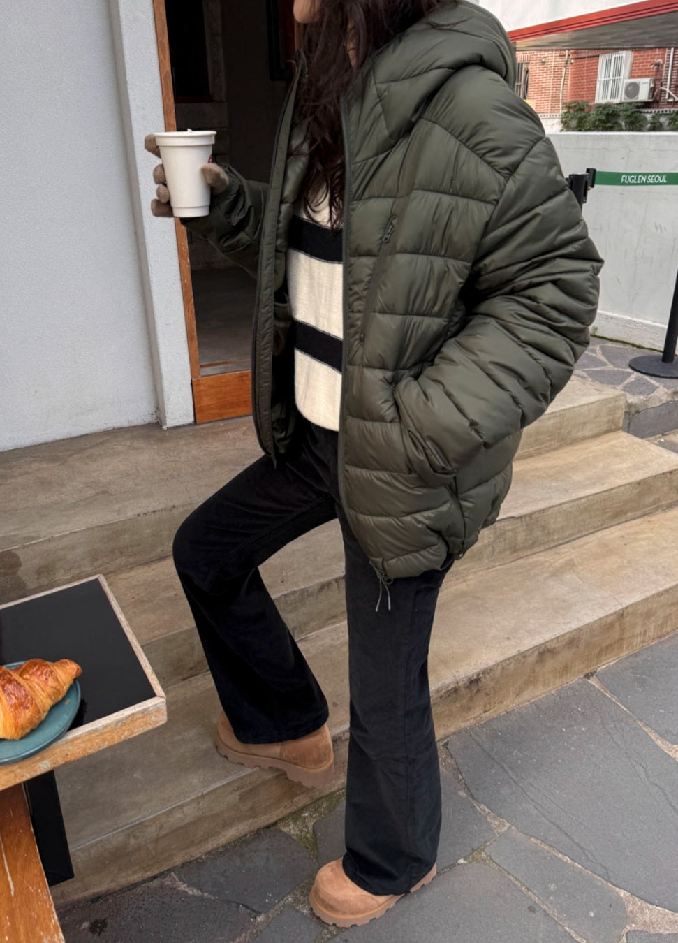 웰론 후드 경량패딩 M-XL (남여공용)