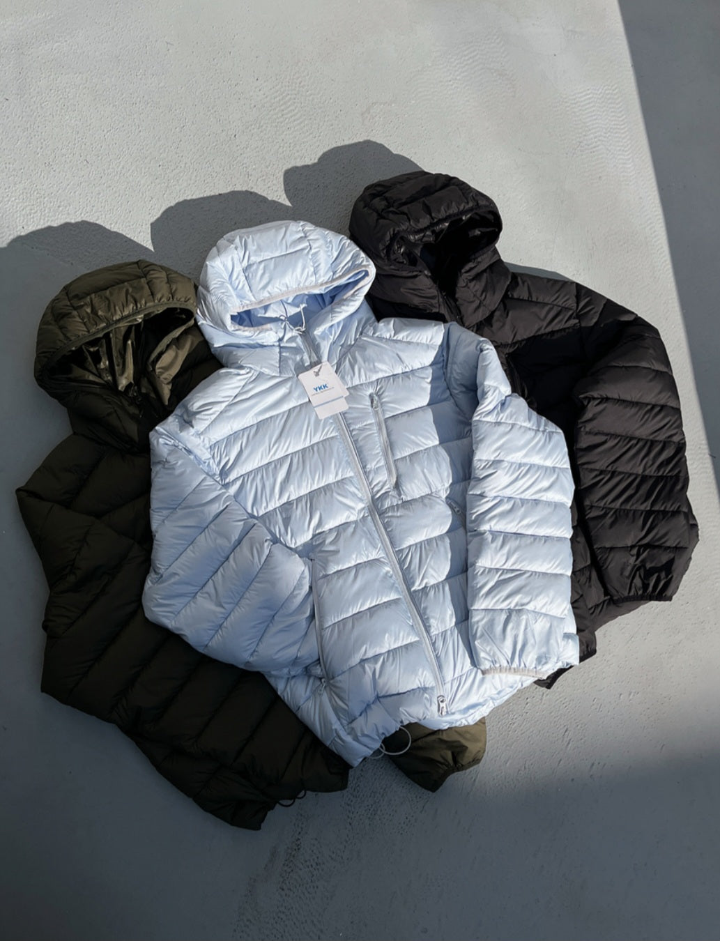 웰론 후드 경량패딩 M-XL (남여공용)