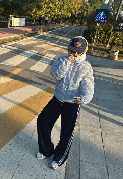 웰론 후드 경량패딩 M-XL (남여공용)