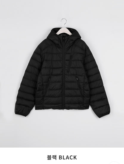 웰론 후드 경량패딩 M-XL (남여공용)