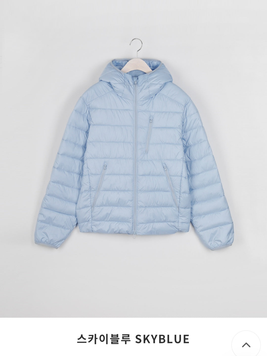 웰론 후드 경량패딩 M-XL (남여공용)