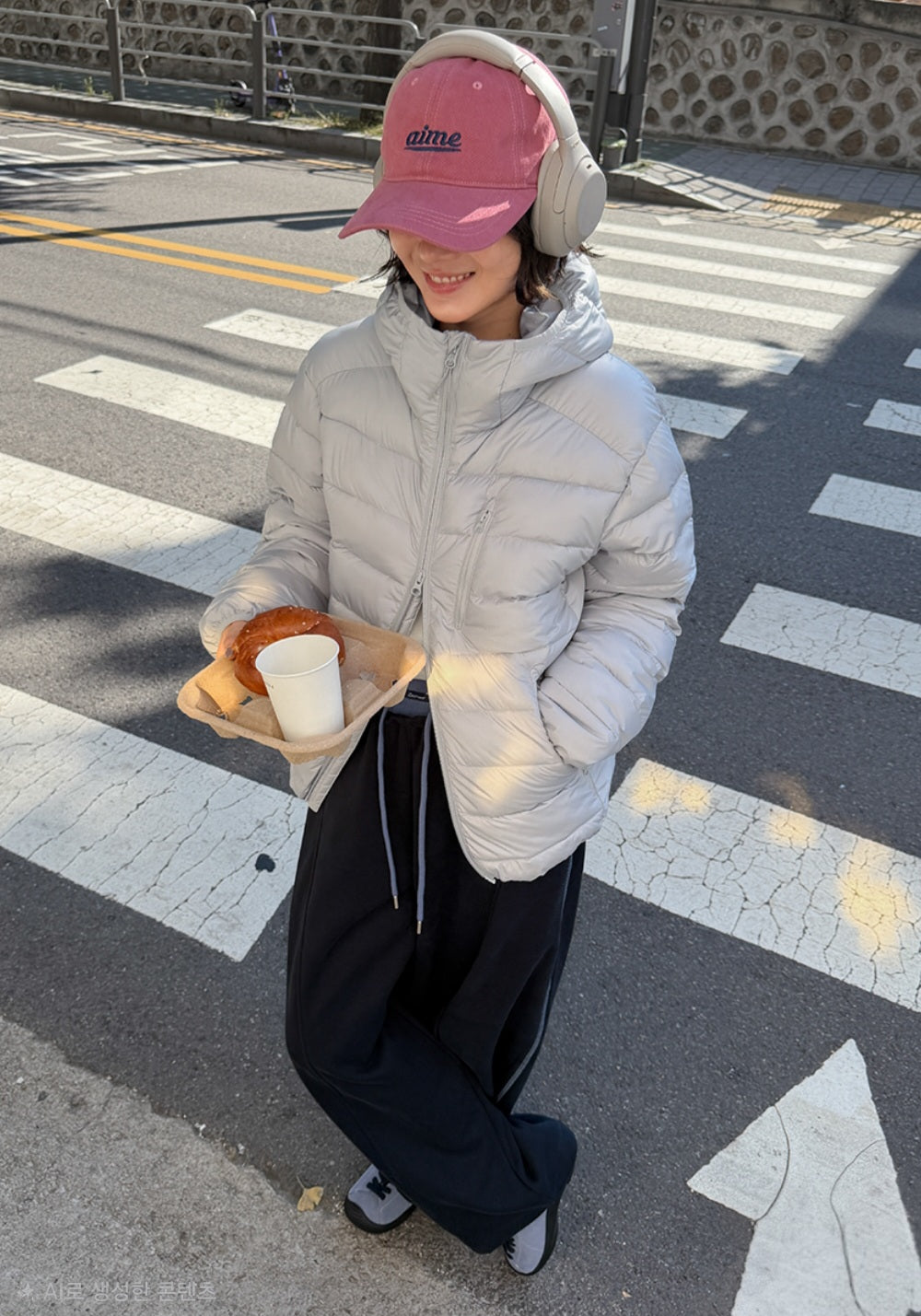 웰론 후드 경량패딩 M-XL (남여공용)