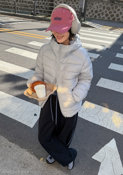 웰론 후드 경량패딩 M-XL (남여공용)