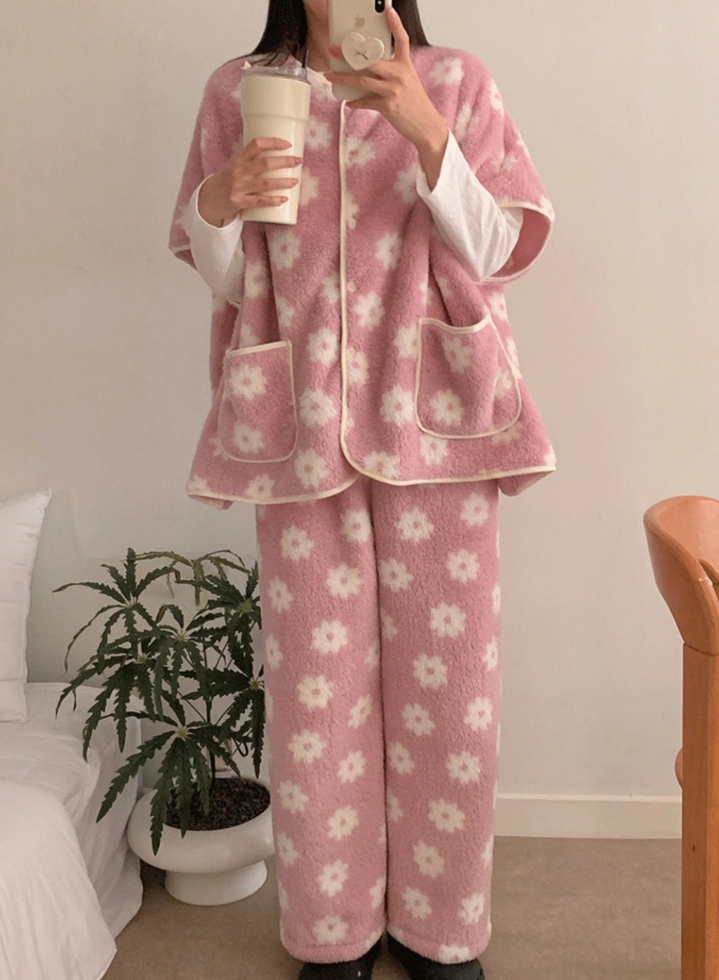 입는 이불! 조끼+팬츠 파자마 SET