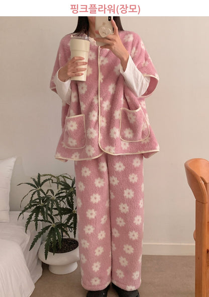 입는 이불! 조끼+팬츠 파자마 SET