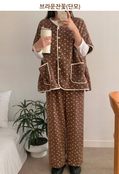 입는 이불! 조끼+팬츠 파자마 SET