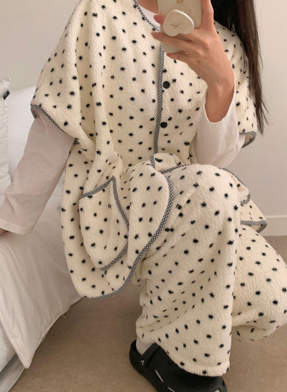 입는 이불! 조끼+팬츠 파자마 SET