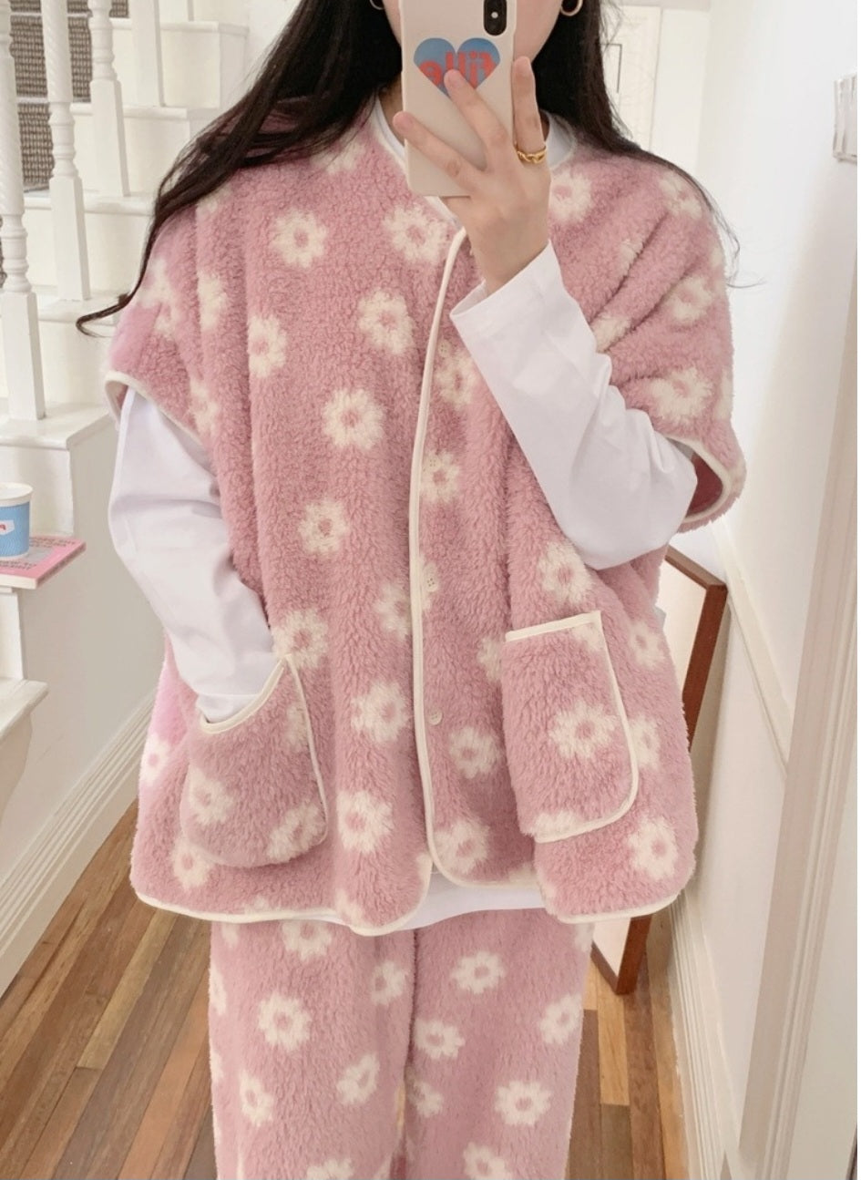 입는 이불! 조끼+팬츠 파자마 SET