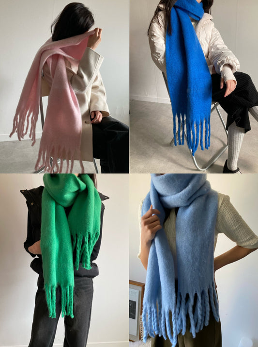 울 무지 빅수술 머플러