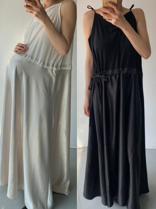 샤틴 레이어드 롱원피스