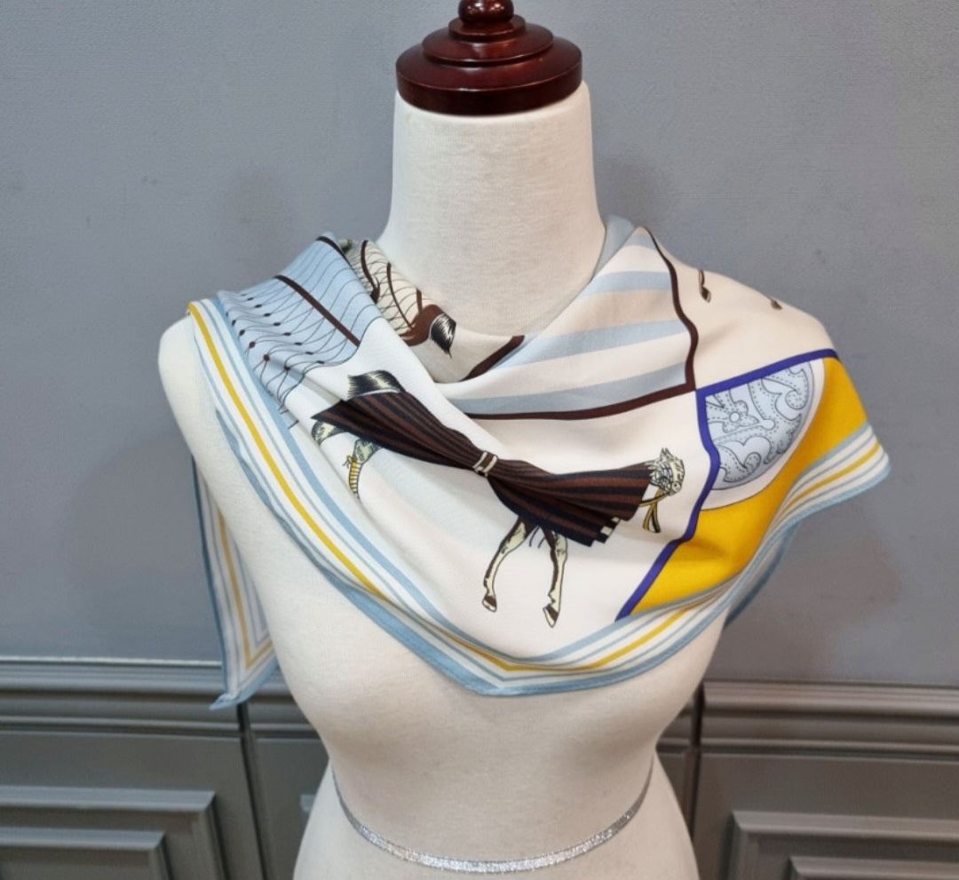 마름모 로랑지스카프