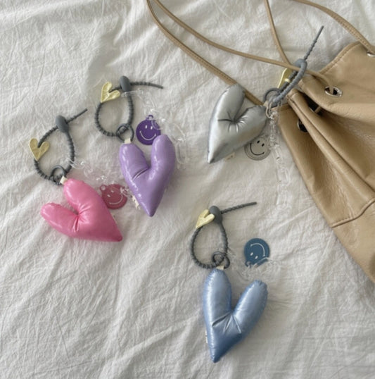 빅하트 스마일 체인 키홀더