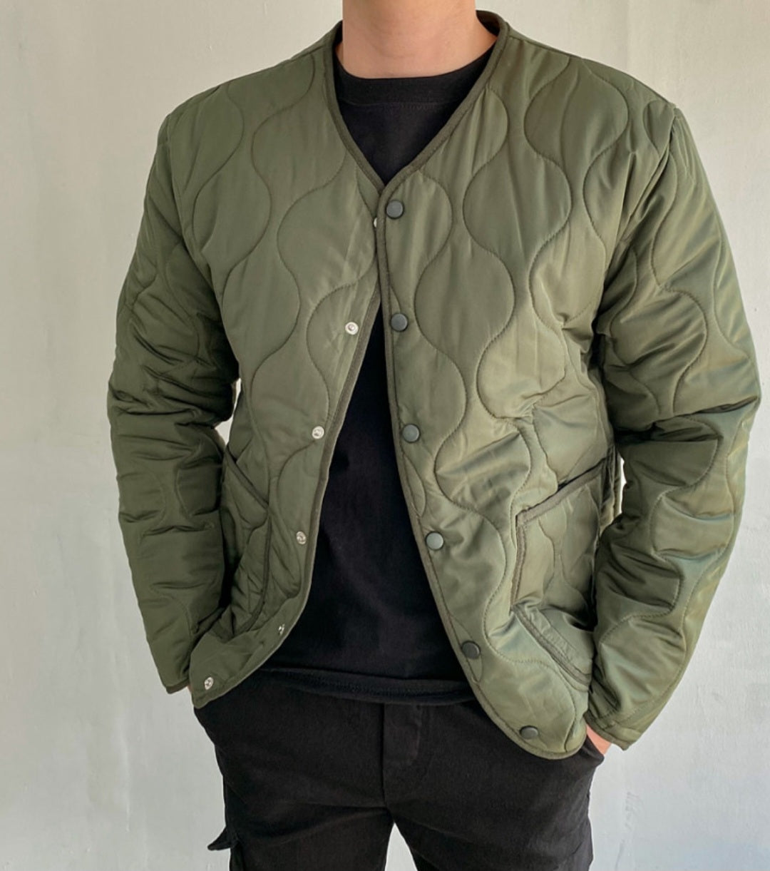 퀄팅 깔깔이패딩 (S - 3XL)