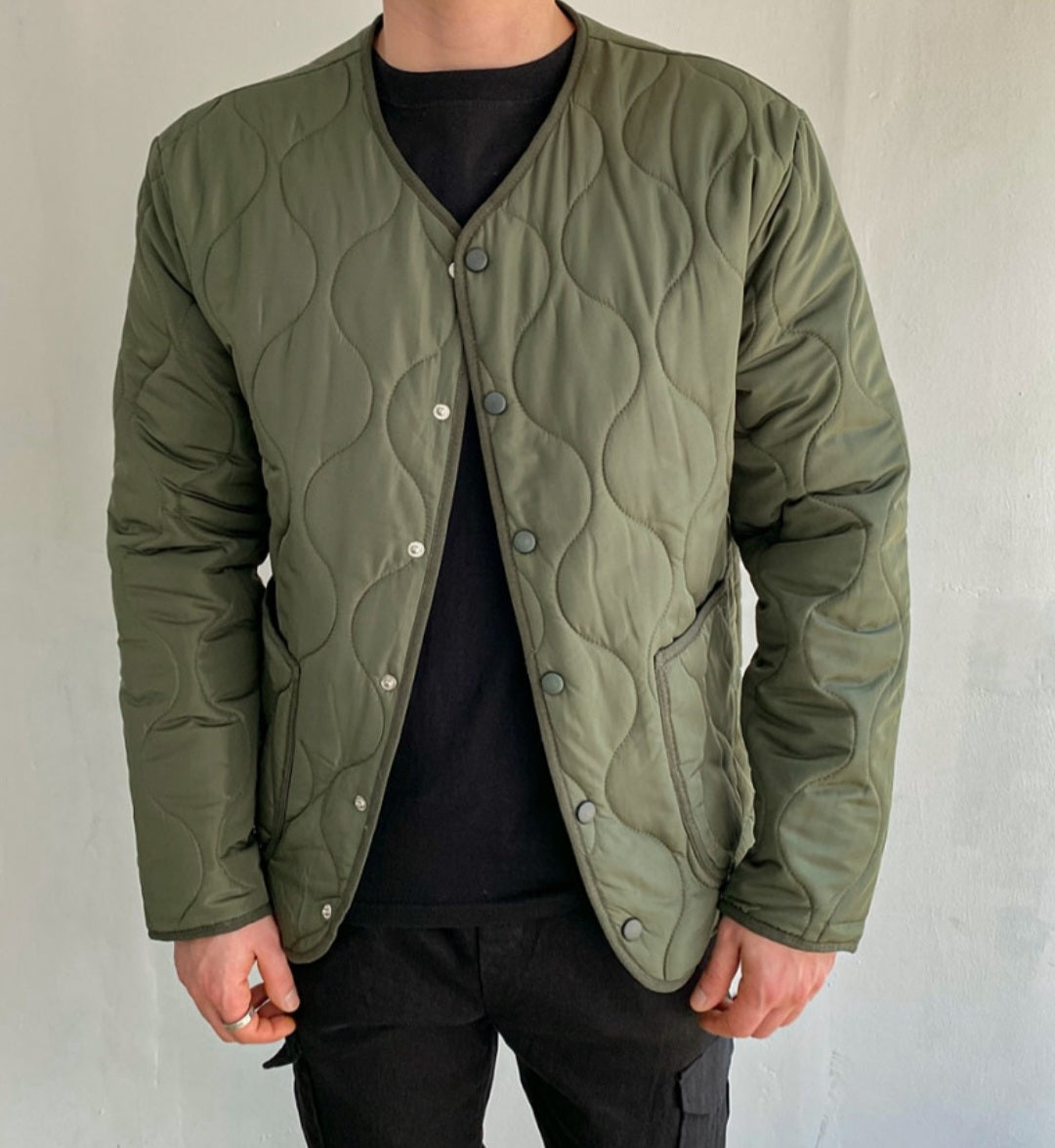 퀄팅 깔깔이패딩 (S - 3XL)