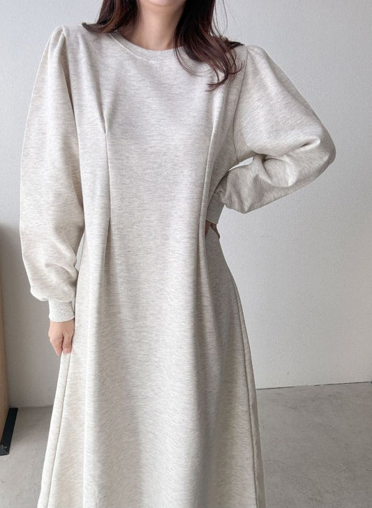 퍼프 기모원피스