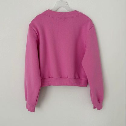 브이크롭 코튼가디건