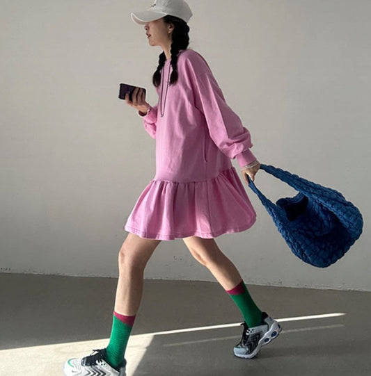 프릴 미니원피스