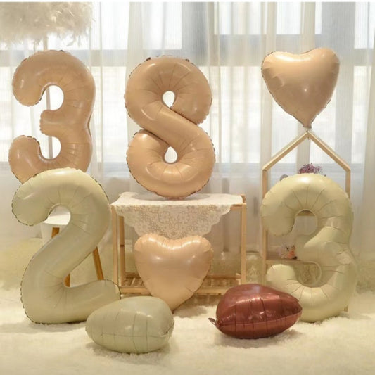 무광  숫자풍선 1pcs