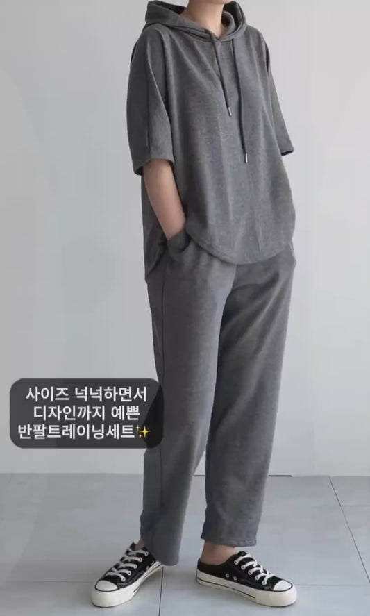 🏖 후드반팔 트레이닝 Set