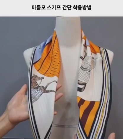 마름모 로랑지스카프