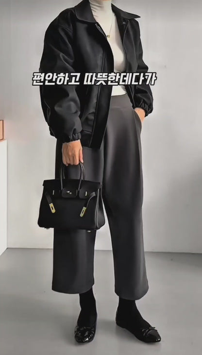 멋스러운 스판 밴딩 배기슬랙스