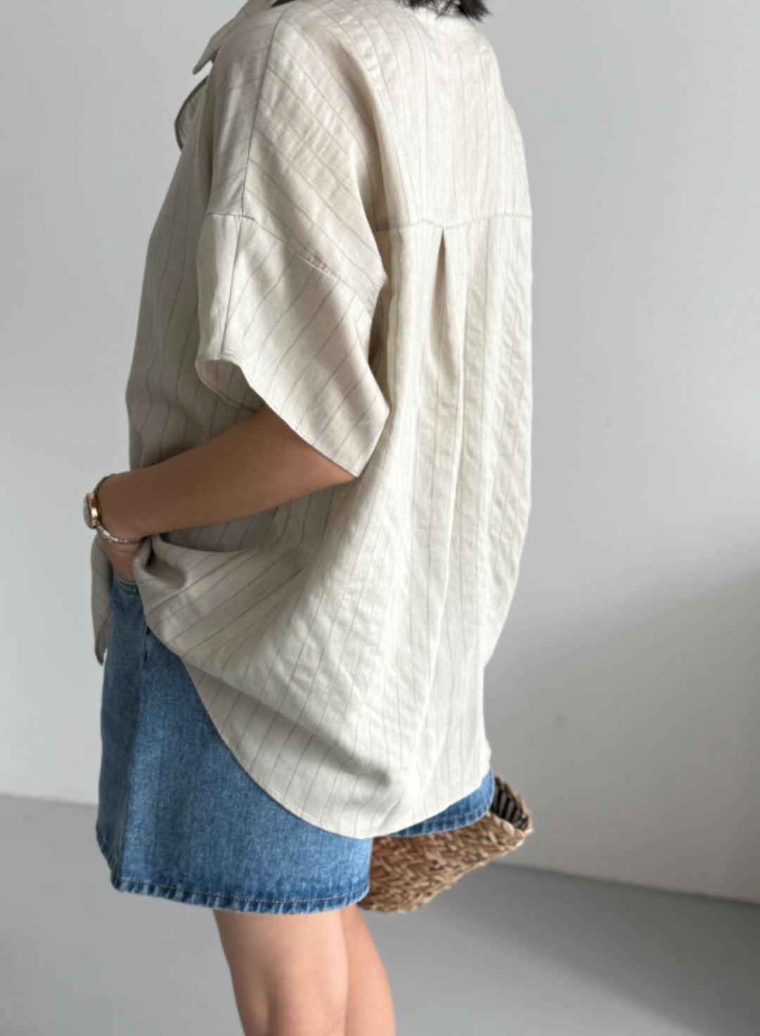 린넨 셔츠 블라우스