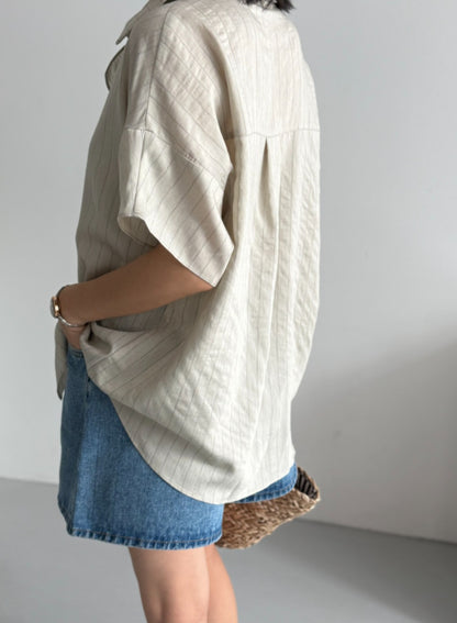 린넨 셔츠 블라우스